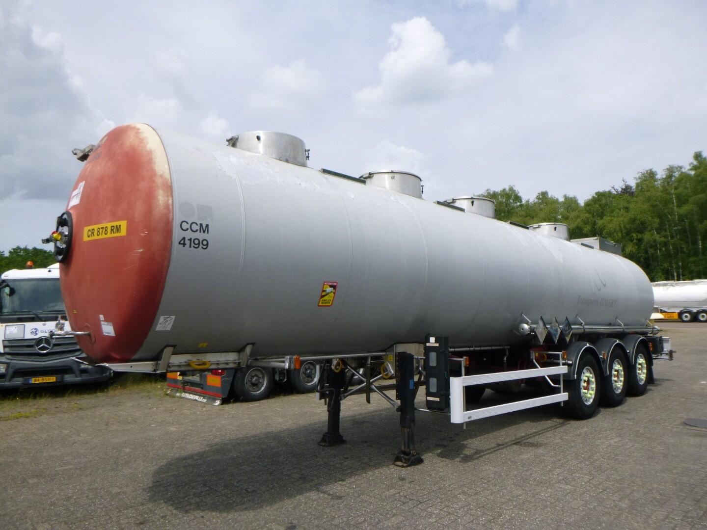 Magyar Chemical tank inox L4BH 32.6 m3 / 1 comp | Tankoplegger | Tankoplegger Chemicaliën