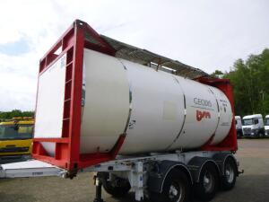 M1 Engineering Food tank container inox 20 ft / 25 m3 / 1 comp