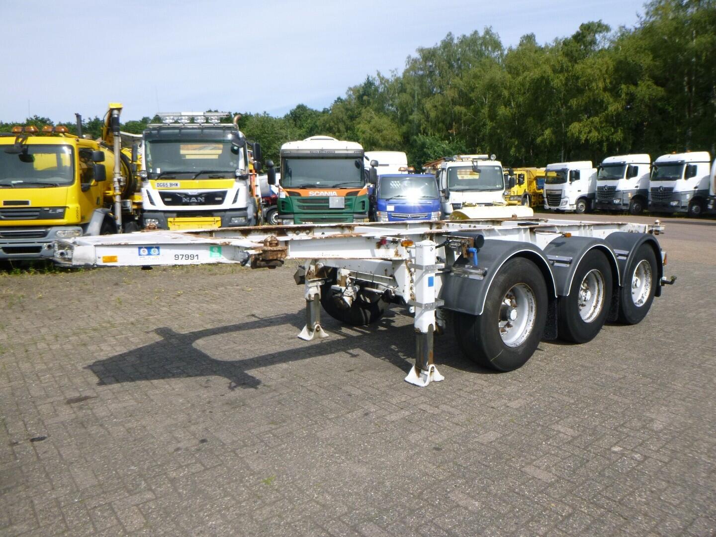L.A.G. 3-axle container trailer 20 ft | Oplegger | Containertransport