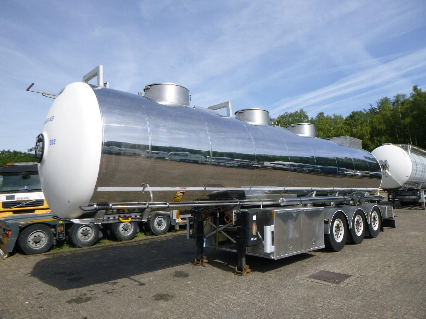 Magyar Chemical tank inox L4BH 30 m3 / 1 comp | Tankoplegger | Tankoplegger Chemicaliën