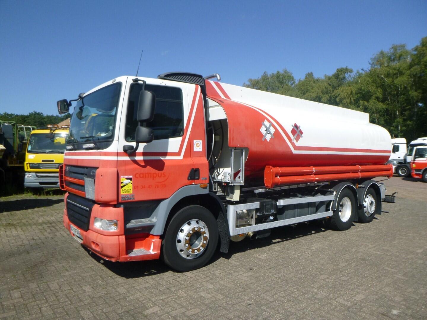 D.A.F. CF 85.360 6x2 fuel tank alu 19 m3 / 5 comp | Vrachtwagen | Tankwagen brandstof