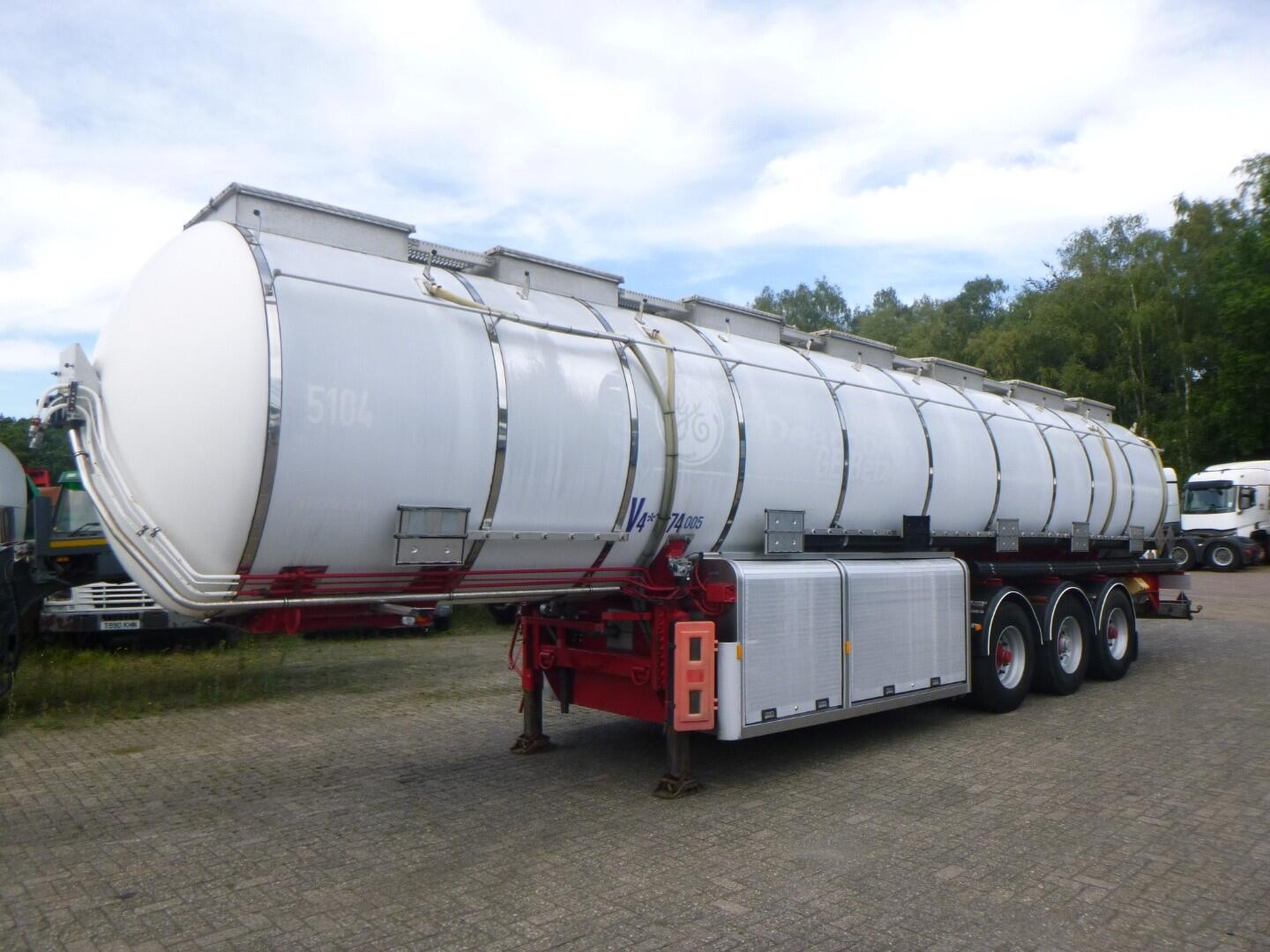 Van Hool Chemical tank inox L4BH 37.9 m3 / 7 comp | Tankoplegger | Tankoplegger Chemicaliën